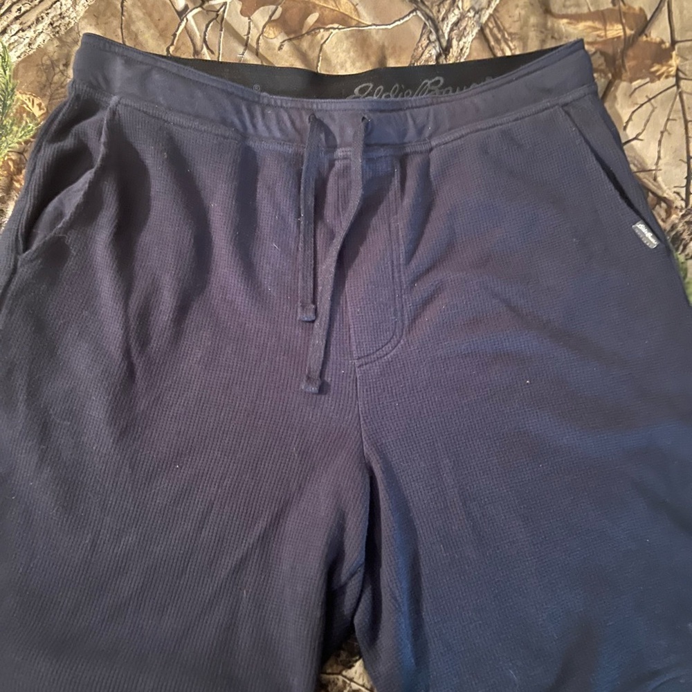 Eddie Bauer Men's Athletic Shorts - Navy Blue